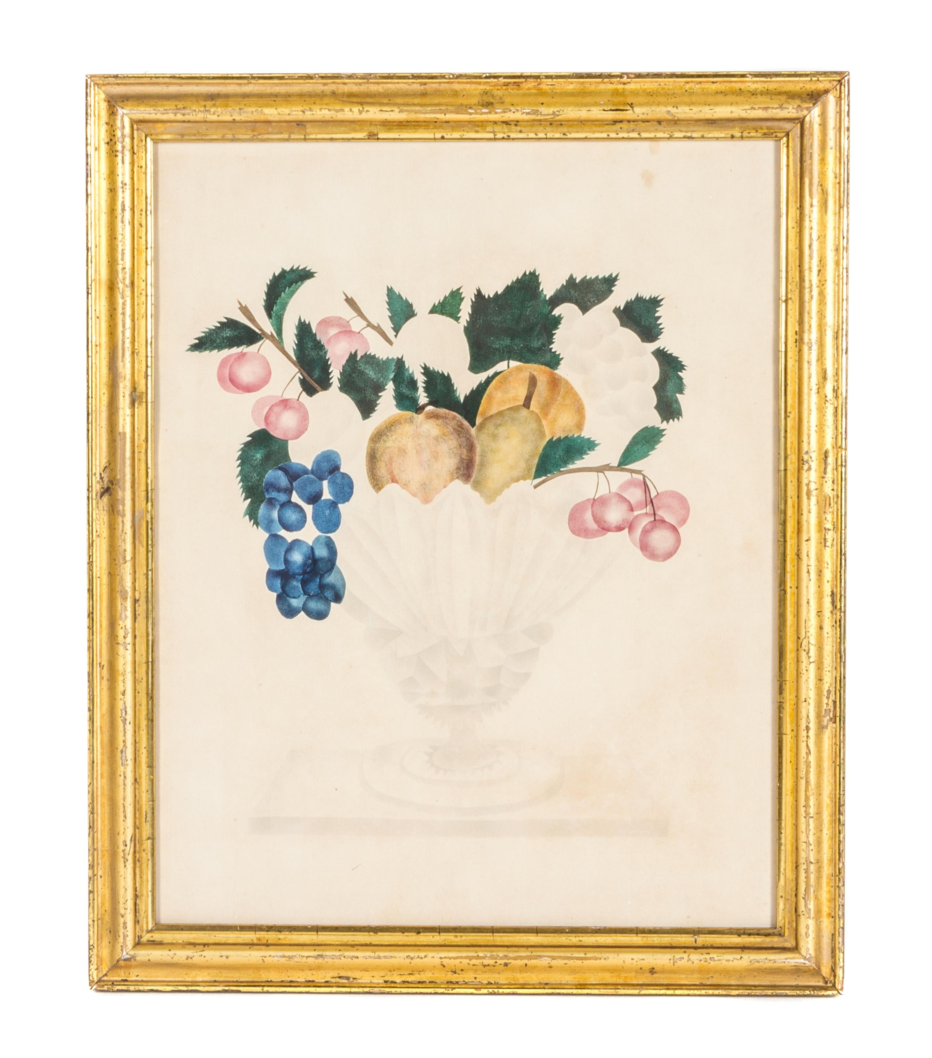 An American Watercolor Theorem, Height 14 1/4 x width 11 1/4 inches (visible).