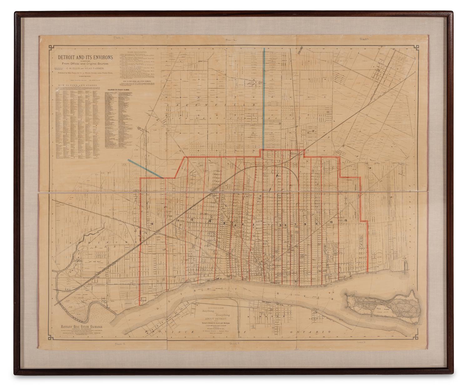 A Wall Map of Detroit