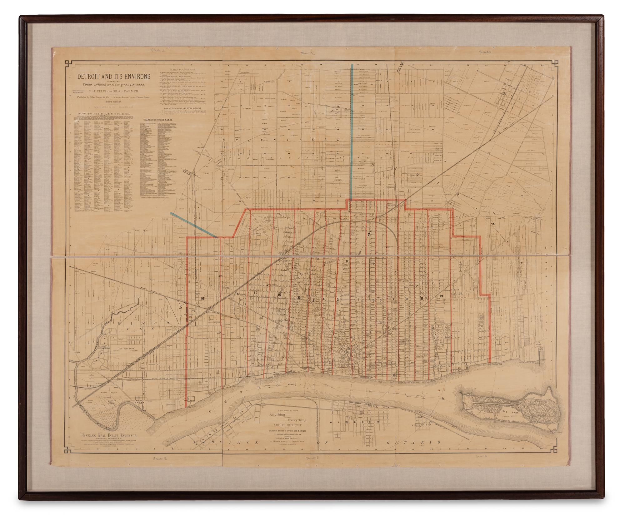 A Wall Map of Detroit