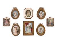 Eight Continental Portrait Miniatures