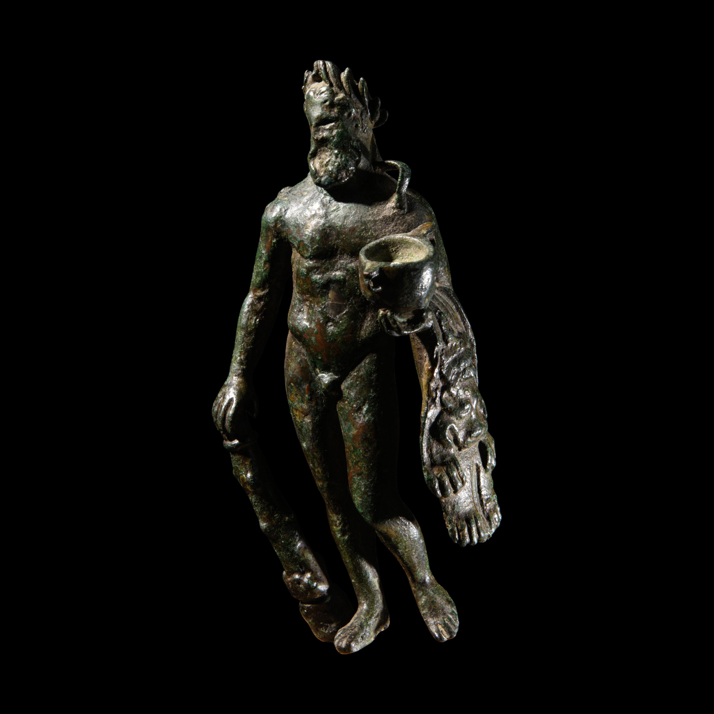 A Roman Bronze Hercules