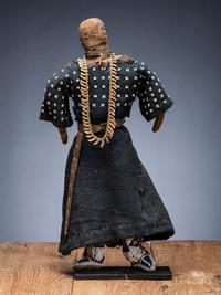 Sioux Beaded Doll, with Necklace