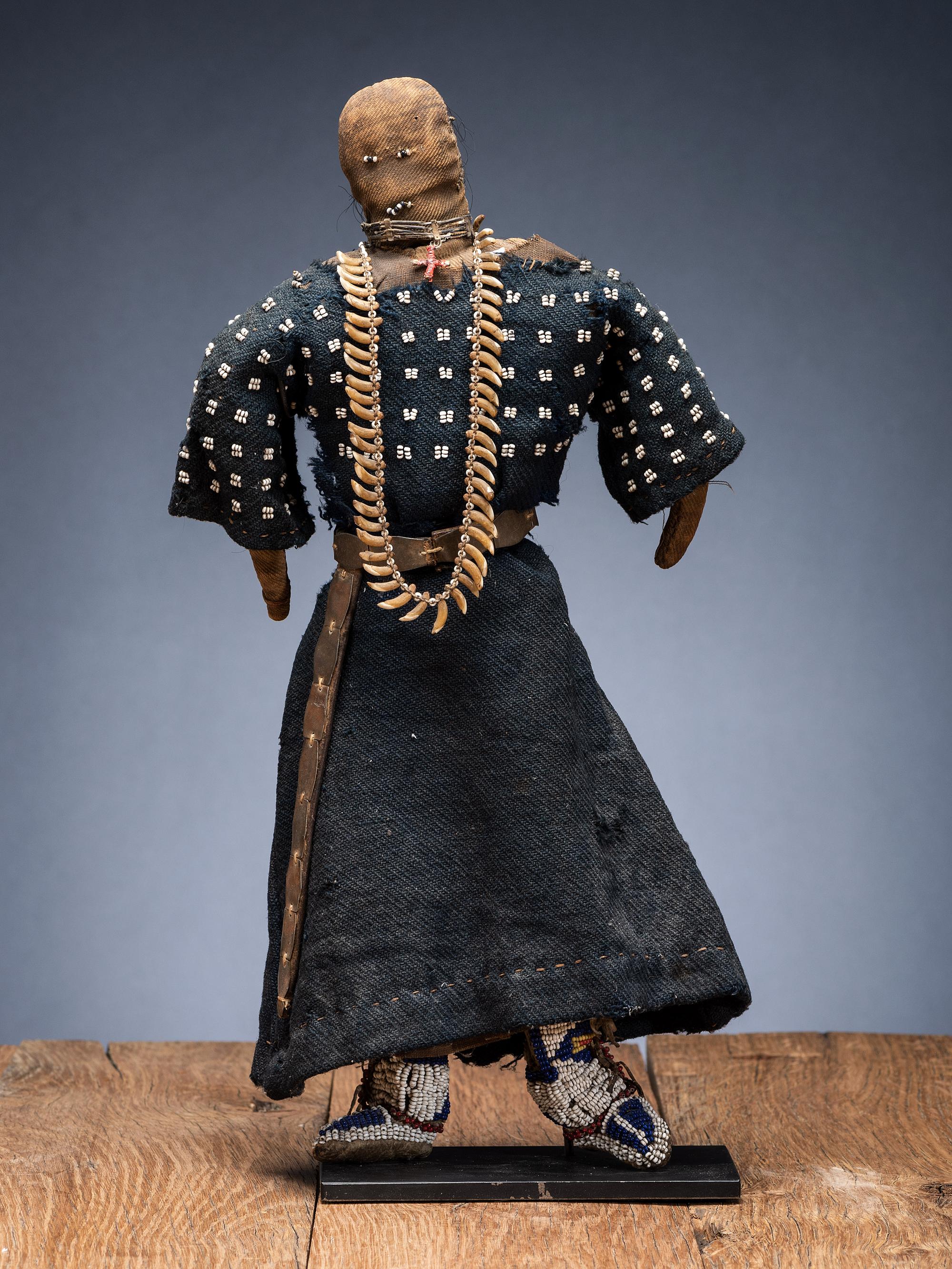 Sioux Beaded Doll, with Necklace