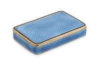A French Enameled Silver Snuff Box