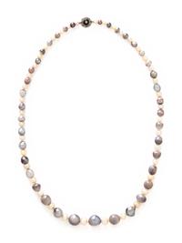 MULTICOLORED NATURAL AND CULTURED PEARL NECKLACE