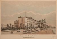 [CHICAGO]. VARIN, Raoul. A suite of 4 works depicting 19th century Chicago, including: