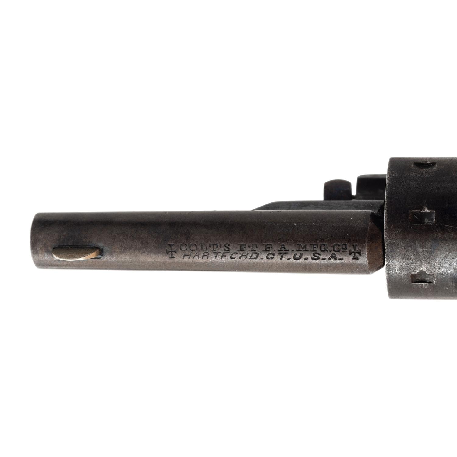 Colt Old Line Open Top Revolver with Ivory Grips