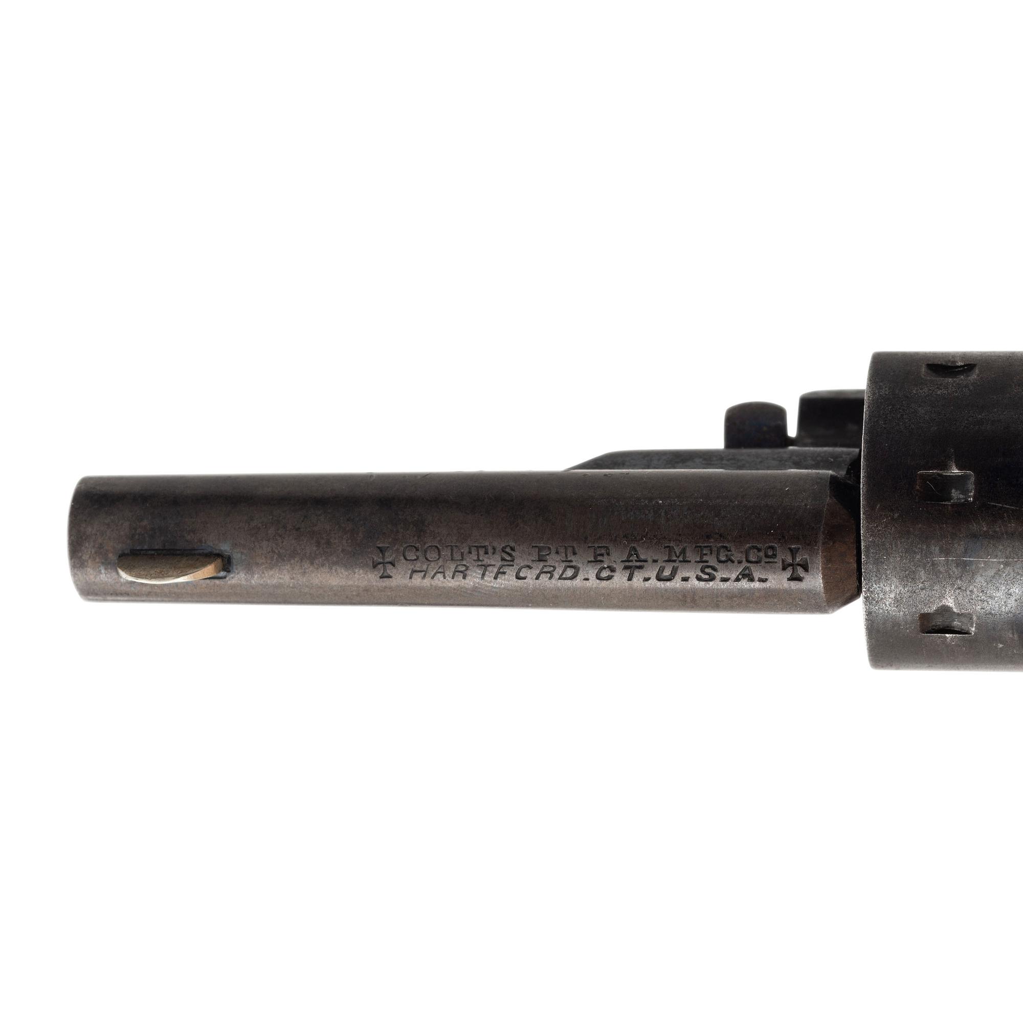 Colt Old Line Open Top Revolver with Ivory Grips