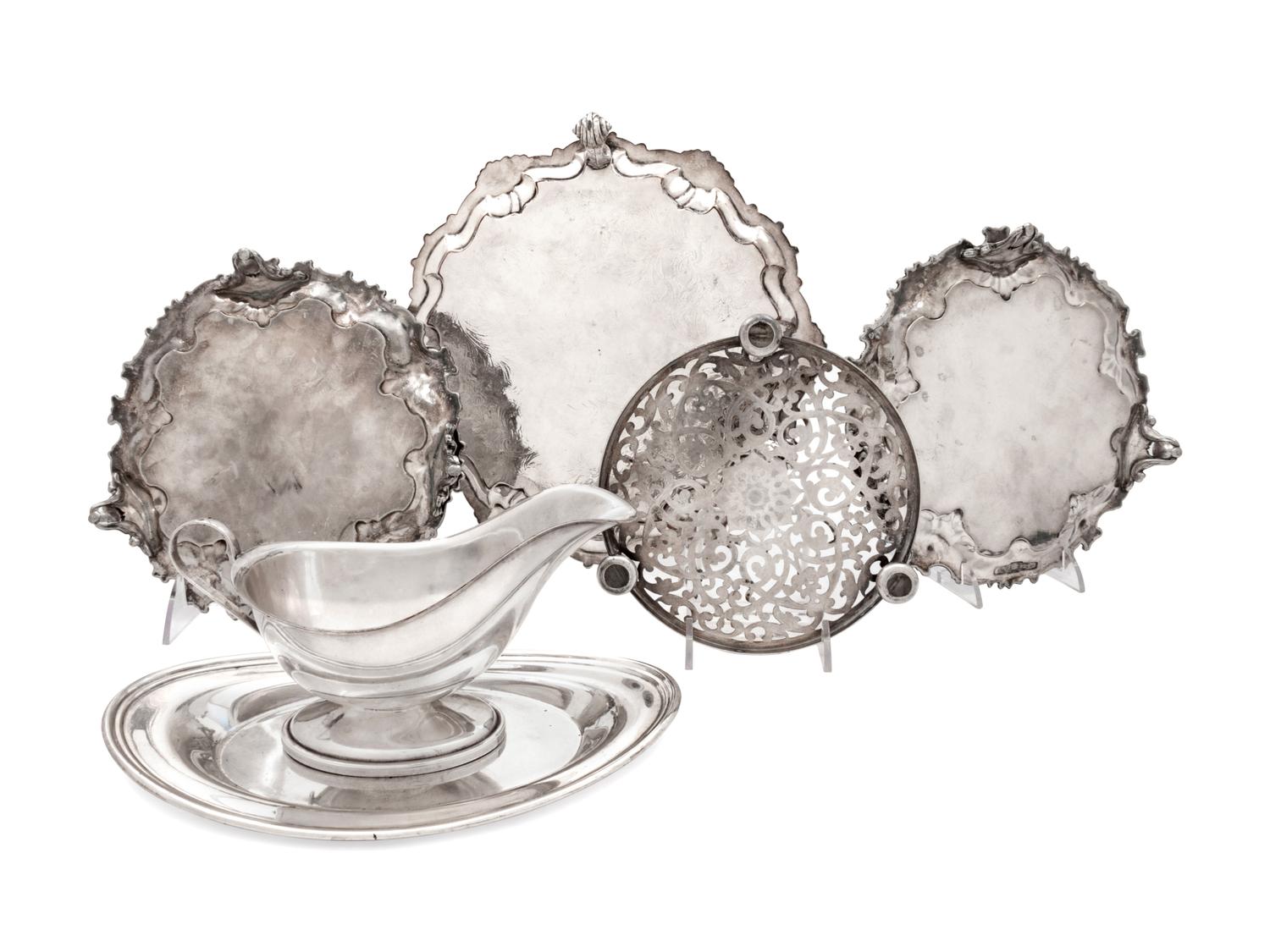 A Collection of Silver-Plate Table Articles