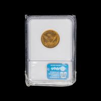 An 1836 Classic Head $5 Gold Coin [NGC AU50]
