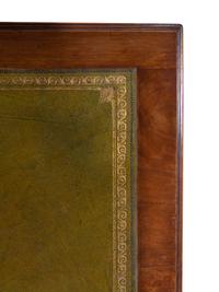 A George III Style Mahogany Pedestal Desk