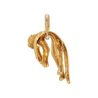 YELLOW GOLD PANTHER PENDANT/BROOCH NECKLACE