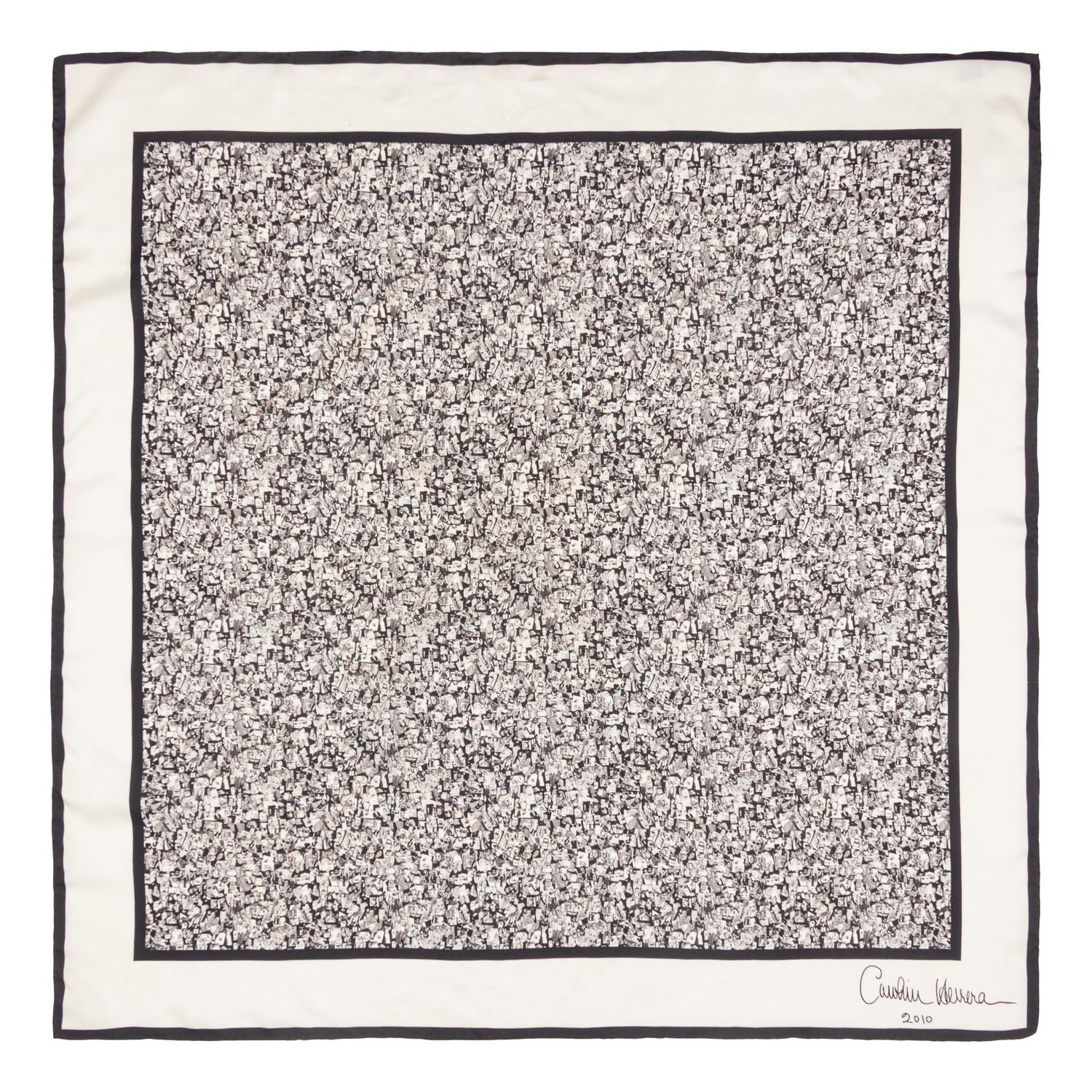 Five Designer Silk Scarves