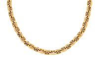 YELLOW GOLD MARINER LINK NECKLACE
