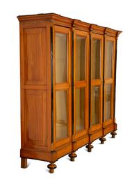 A Biedermeier Style Walnut Bookcase — 19th/20th Century