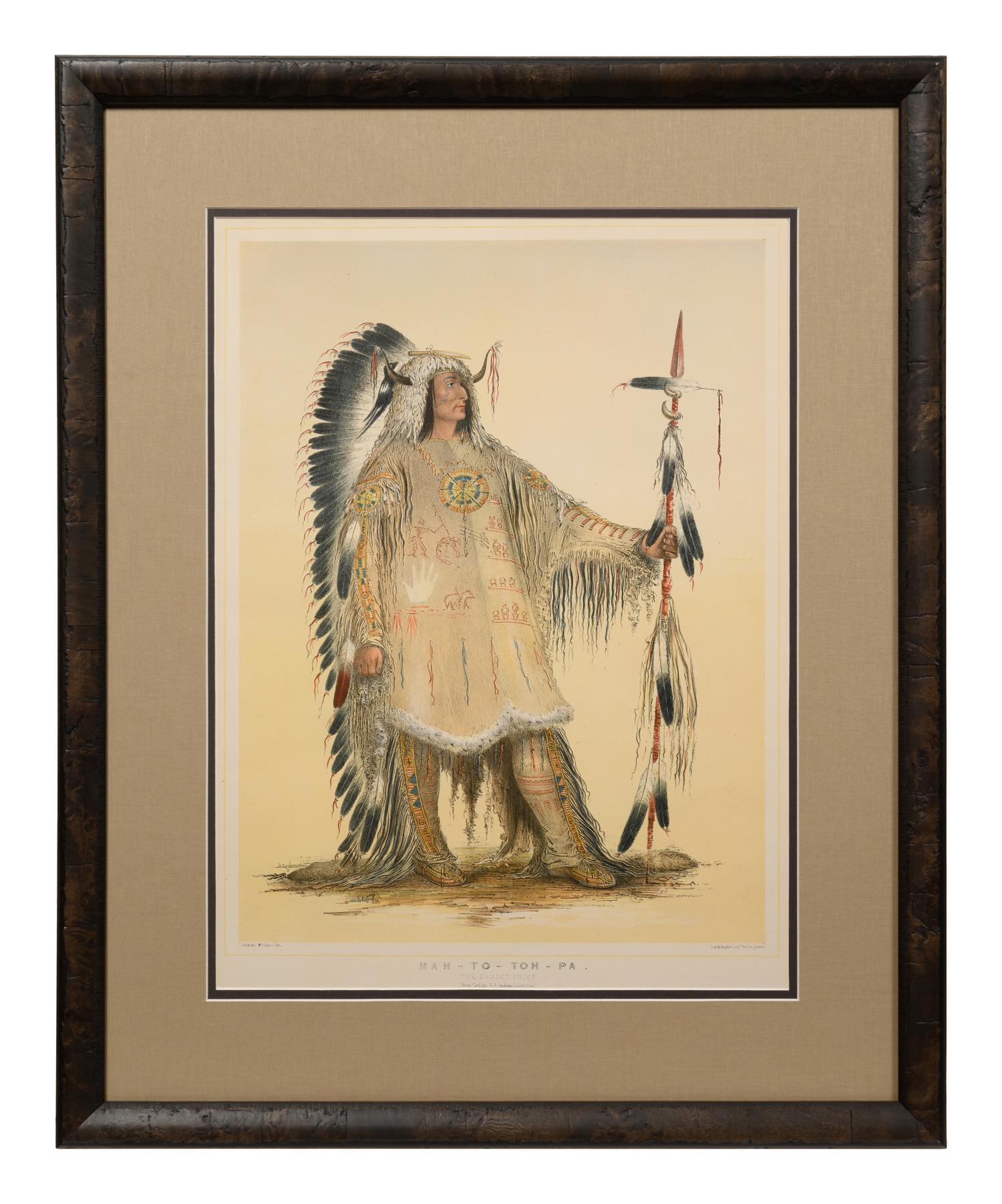 Two George Catlin Etchings