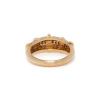 BICOLOR GOLD AND DIAMOND RING