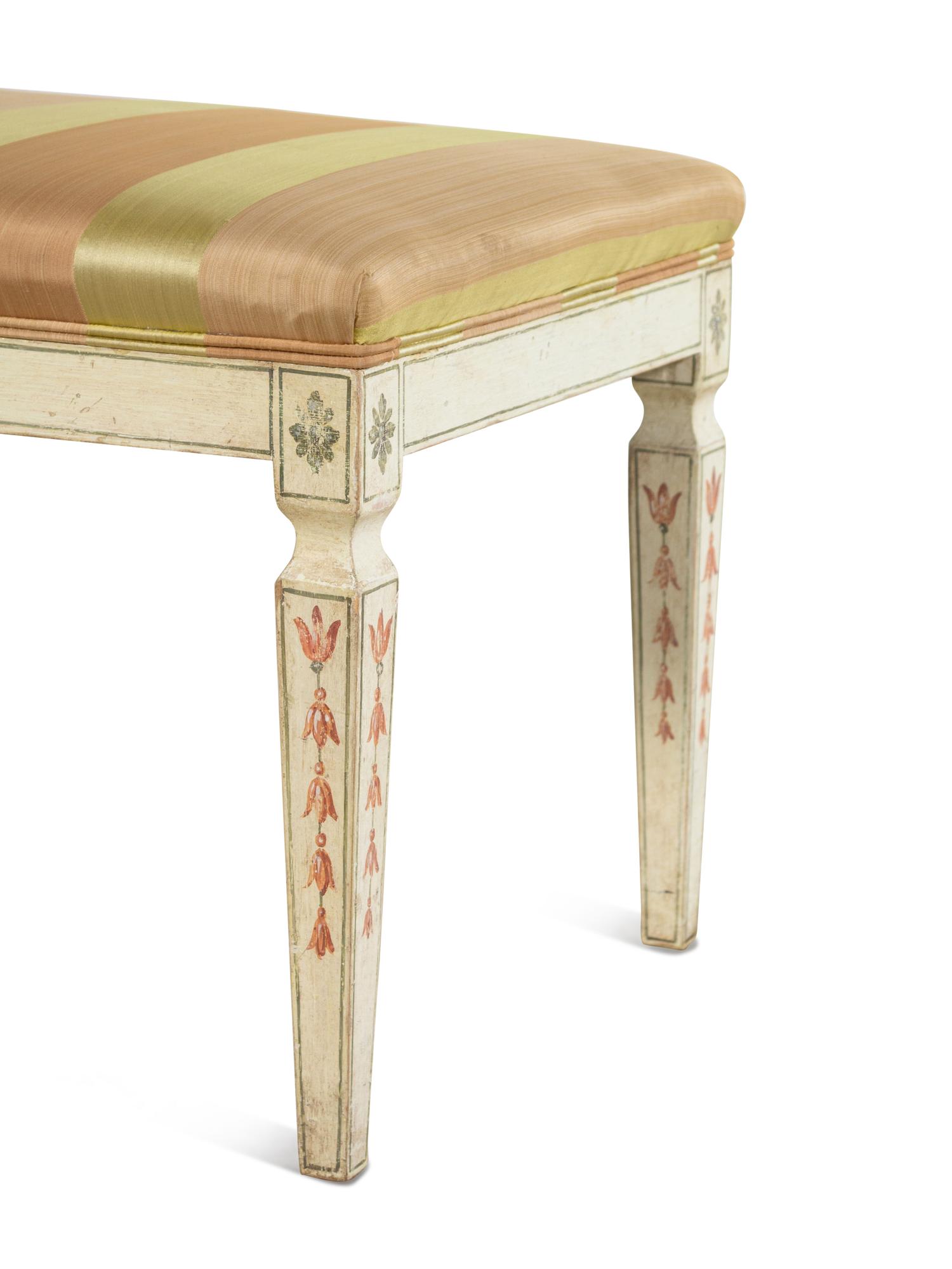 An Italian Painted Bench