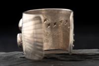 Silver and Bisbee Turquoise Cuff Bracelet
