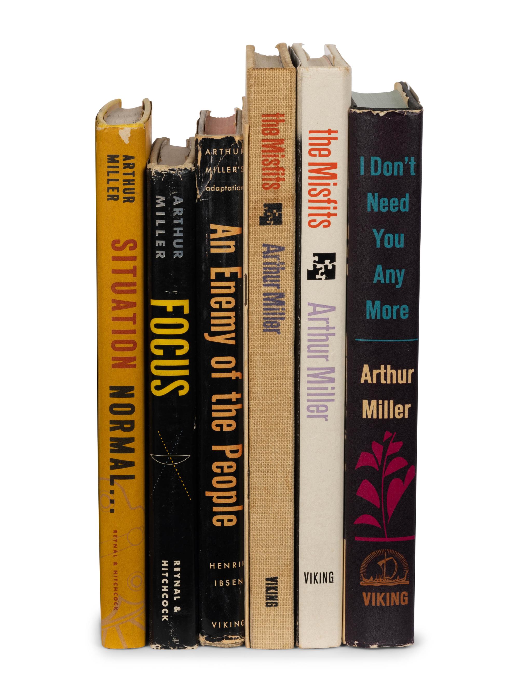 MILLER, Arthur (1915-2005). A group of 15 works, ALL FIRST EDITIONS comprising: