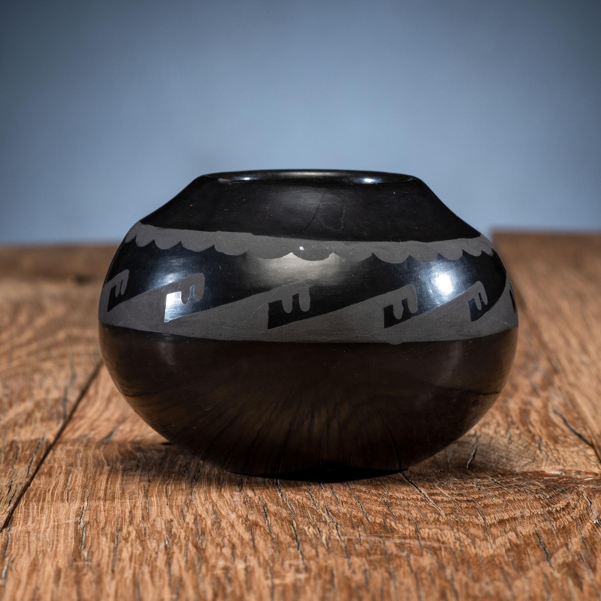 Blackware Pottery Jar