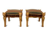 A Pair of Marge Carson Cheetah Benches — 20TH CENTURY