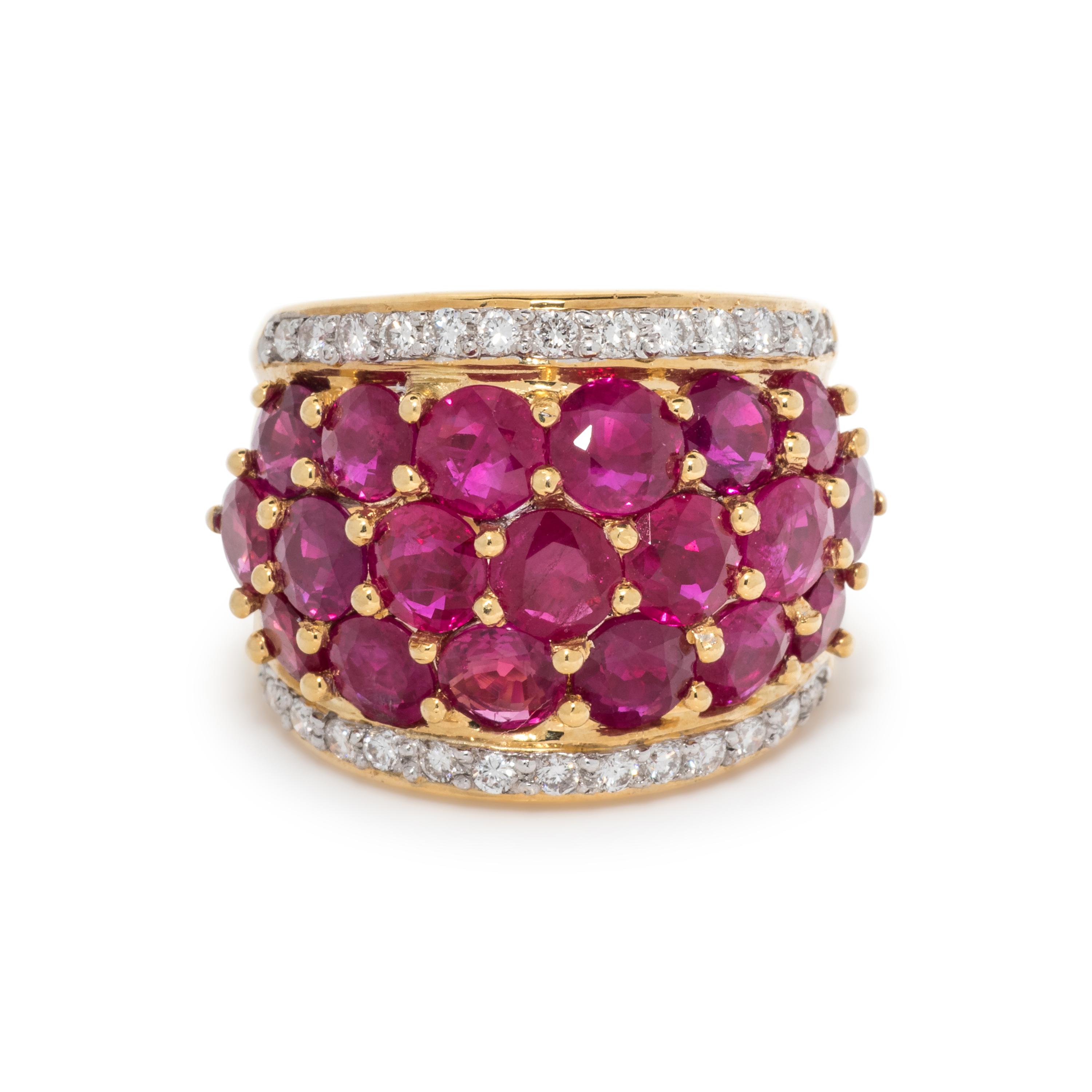 RUBY AND DIAMOND RING