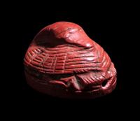 An Egyptian Red Jasper Duck Scaraboid