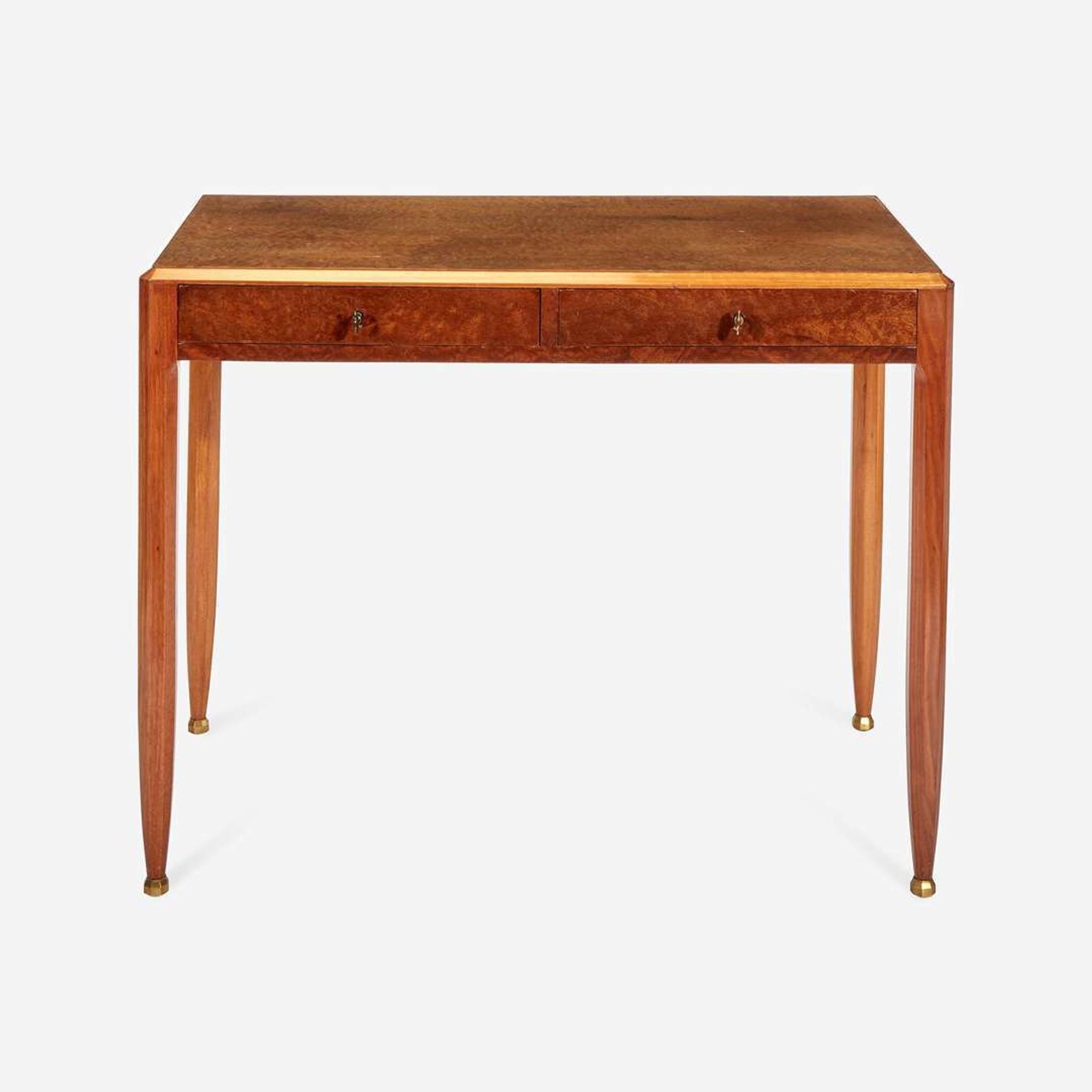 French Two-Drawer Desk, circa 1925