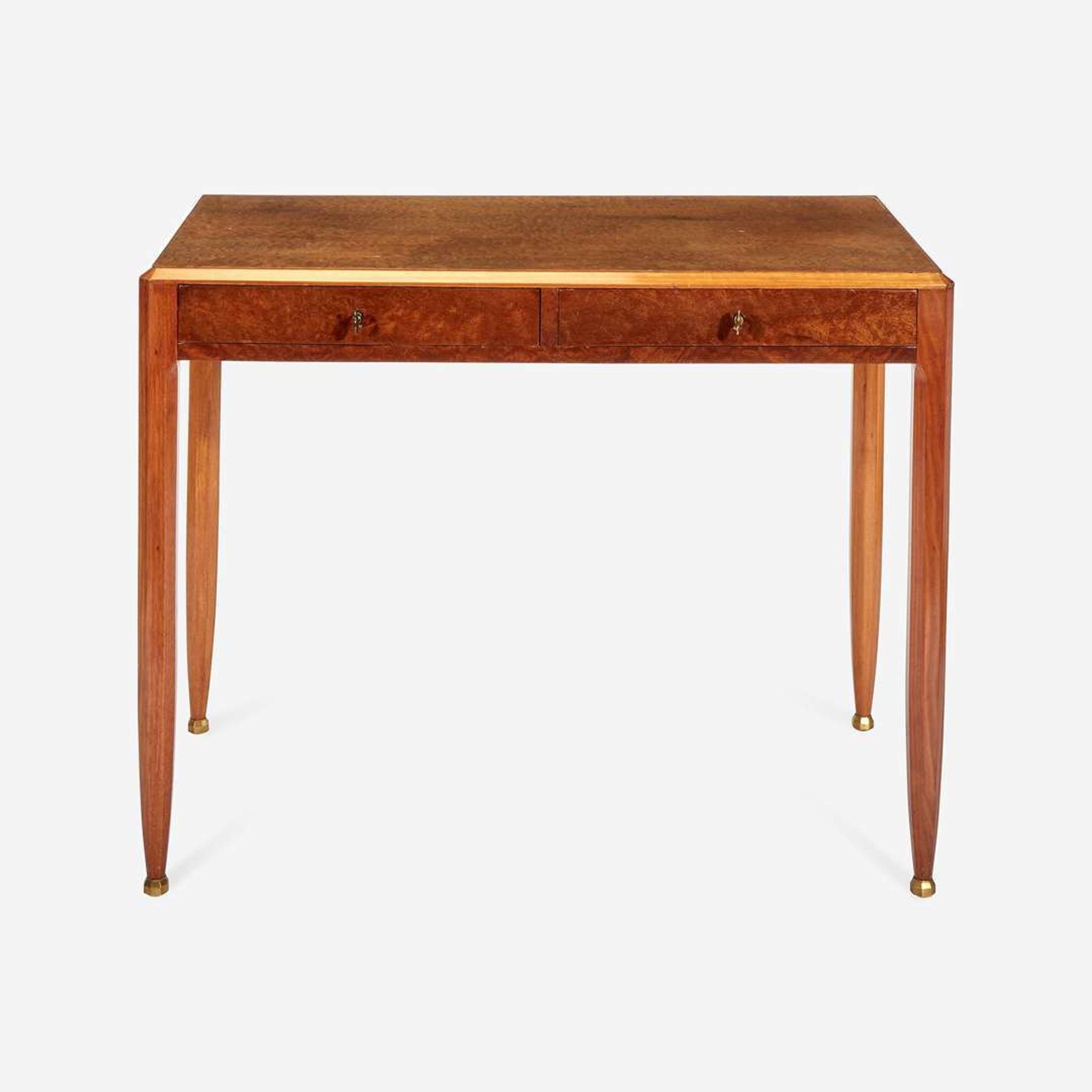 French Two-Drawer Desk, circa 1925