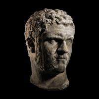 A Roman Marble Portrait Head of the Emperor Caracalla