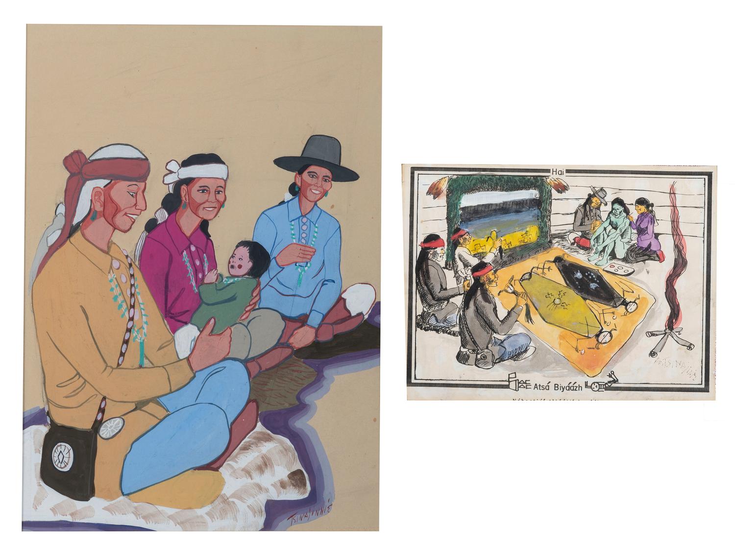 Andrew Tsinajinnie (Diné, 1916-2000)