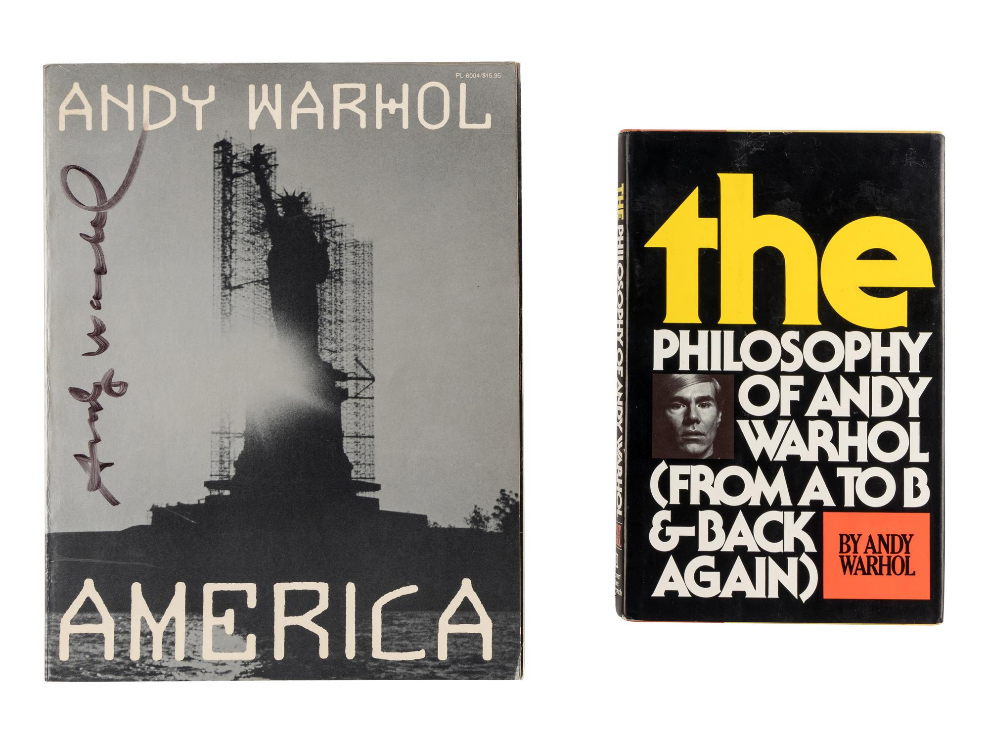 WARHOL, Andy (1928-1987). America . New York: Harper & Row, Publishers, [1985].