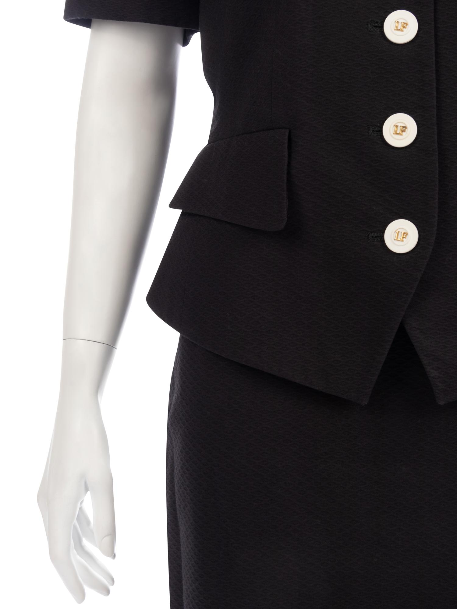 Two Louis Feraud Skirt Ensembles, 1980-90s