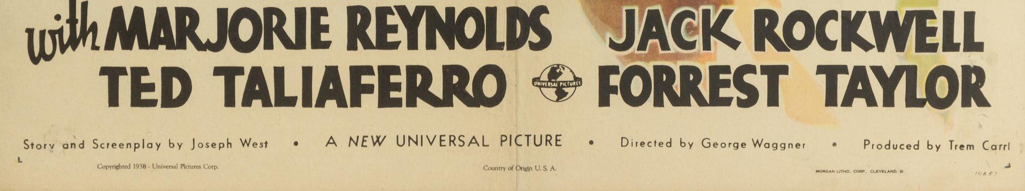 An Advertising Poster for the Western Film Black Bandit