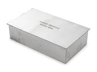 A Tiffany & Co. Silver Table-Top Cigarette Box