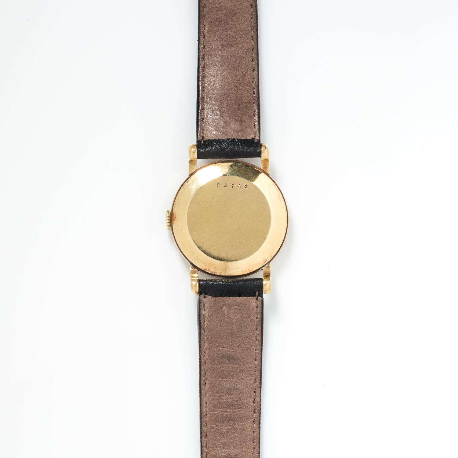JAEGER-LeCOULTRE, VINTAGE, 18K YELLOW GOLD WRISTWATCH