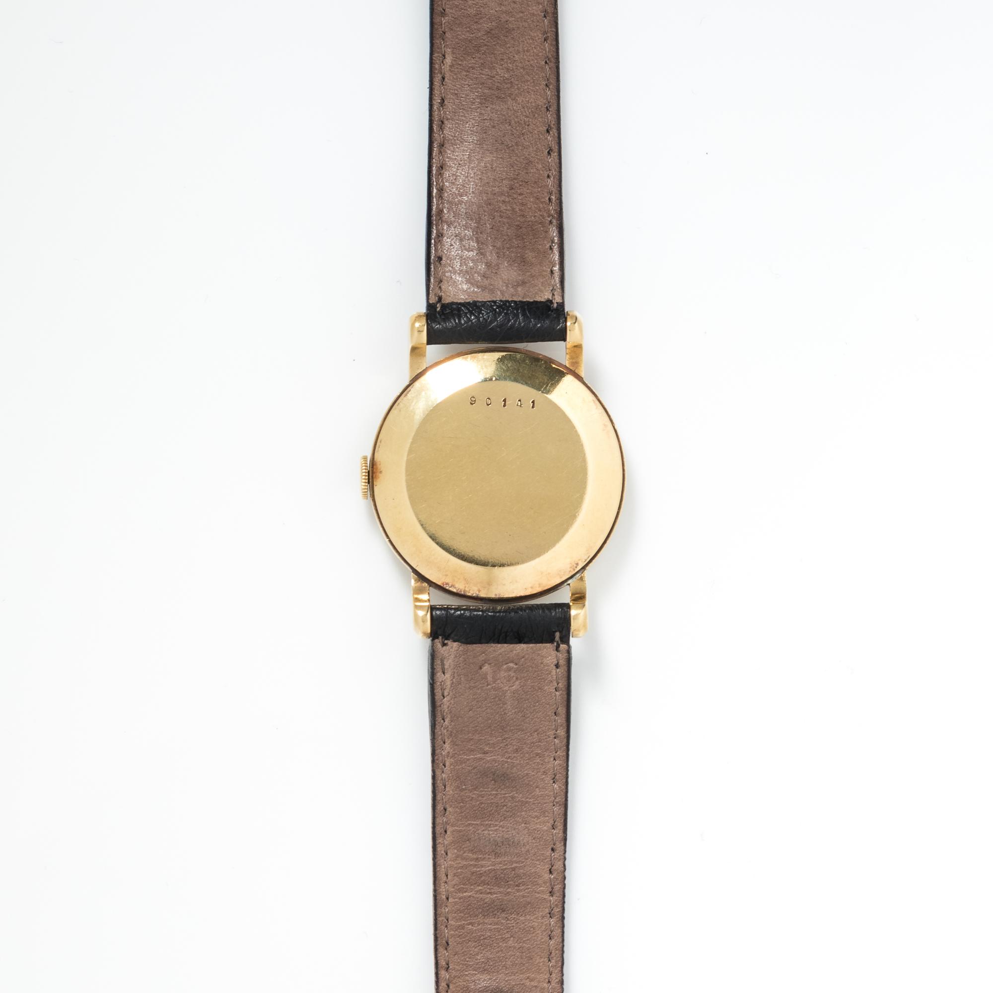 JAEGER-LeCOULTRE, VINTAGE, 18K YELLOW GOLD WRISTWATCH