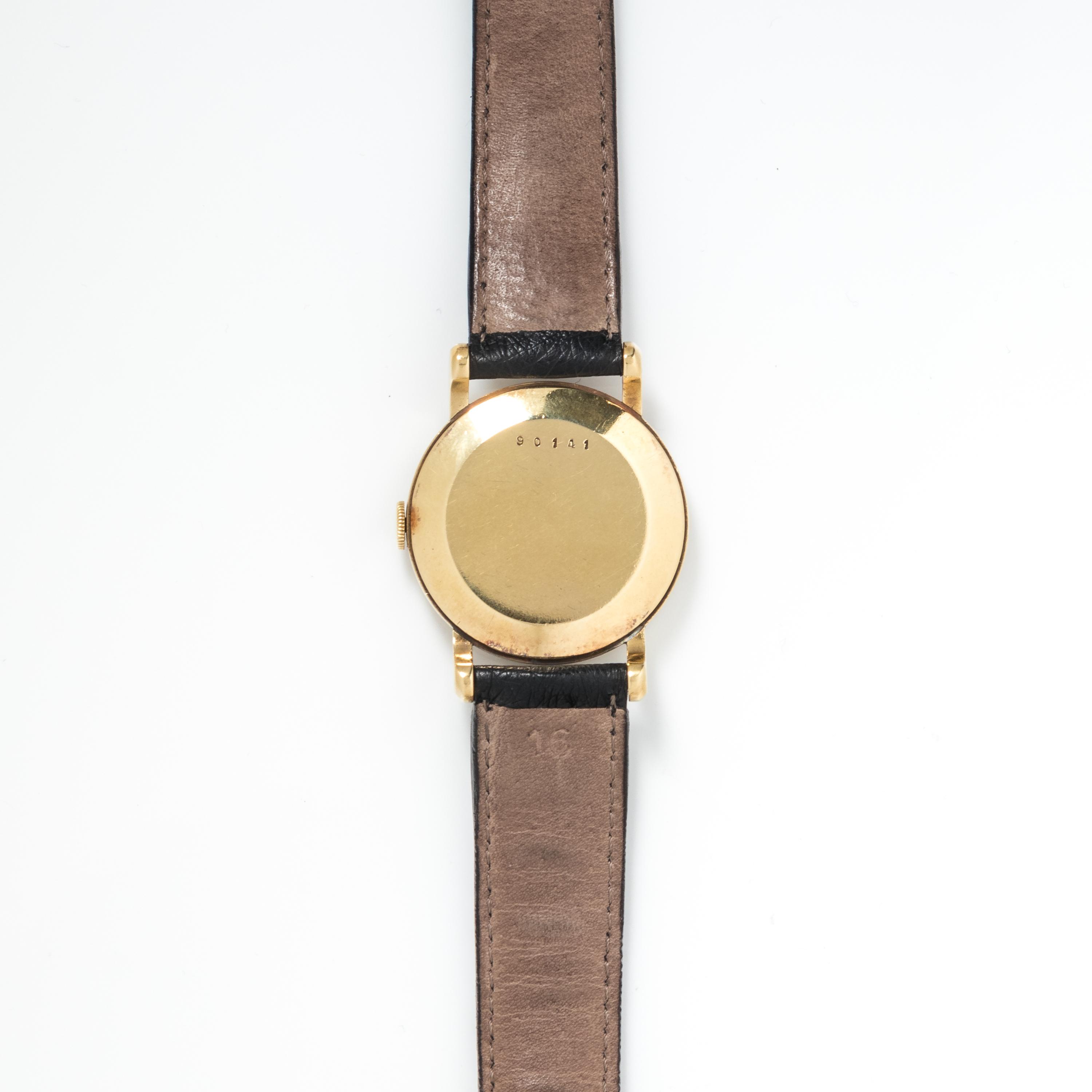 JAEGER-LeCOULTRE, VINTAGE, 18K YELLOW GOLD WRISTWATCH