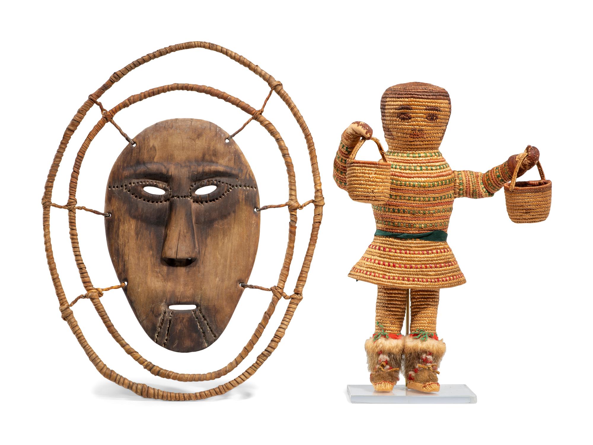 Arctic Basketry Doll and Mask
