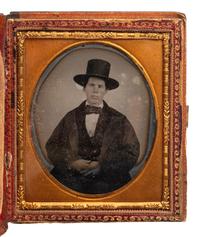[EARLY PHOTOGRAPHY]. 9 cased images featuring interesting subjects, all housed in Union cases.