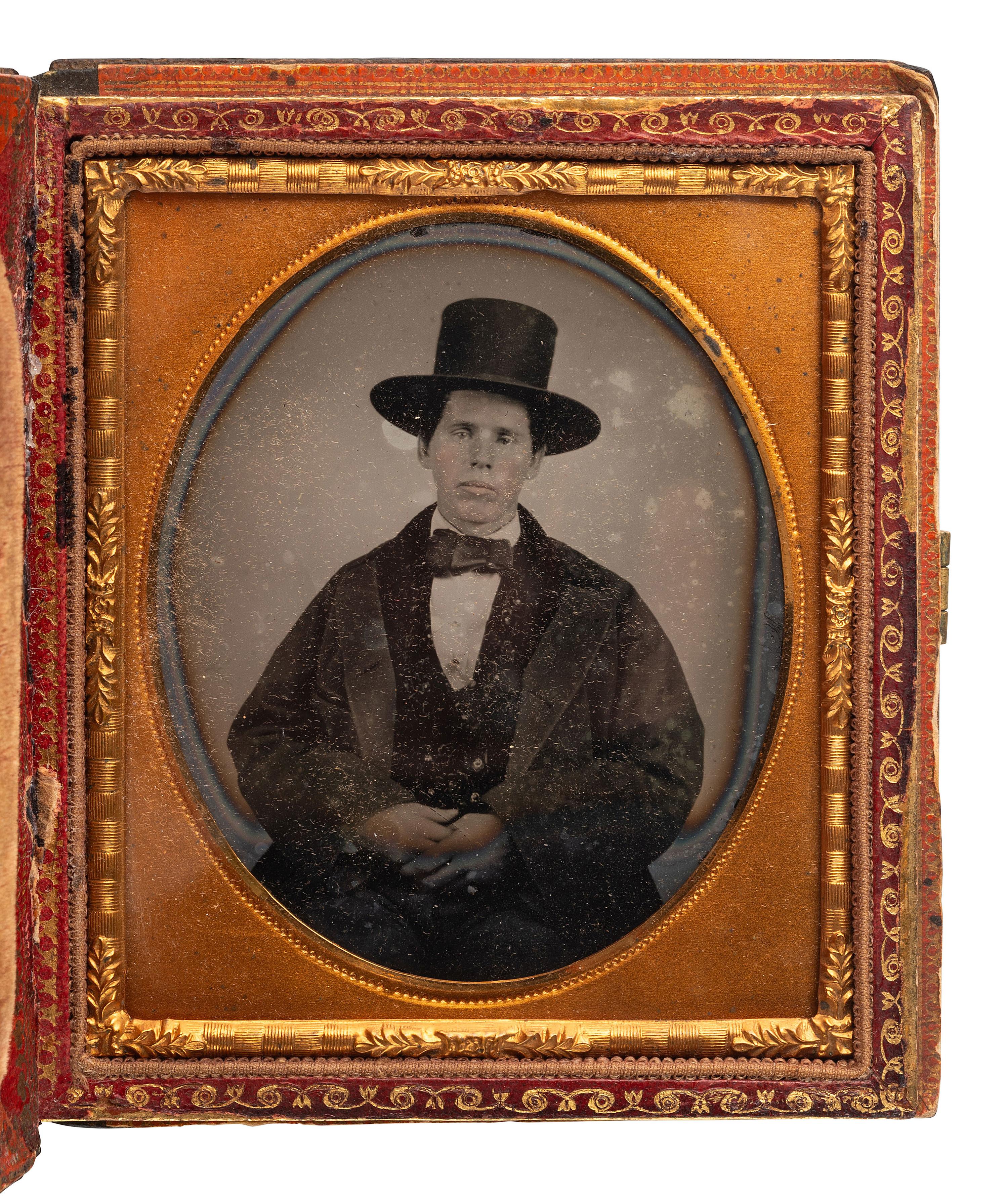 [EARLY PHOTOGRAPHY]. 9 cased images featuring interesting subjects, all housed in Union cases.