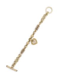 YELLOW GOLD AND DIAMOND BRACELET