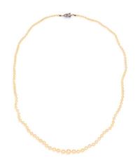 NATURAL PEARL AND DIAMOND NECKLACE