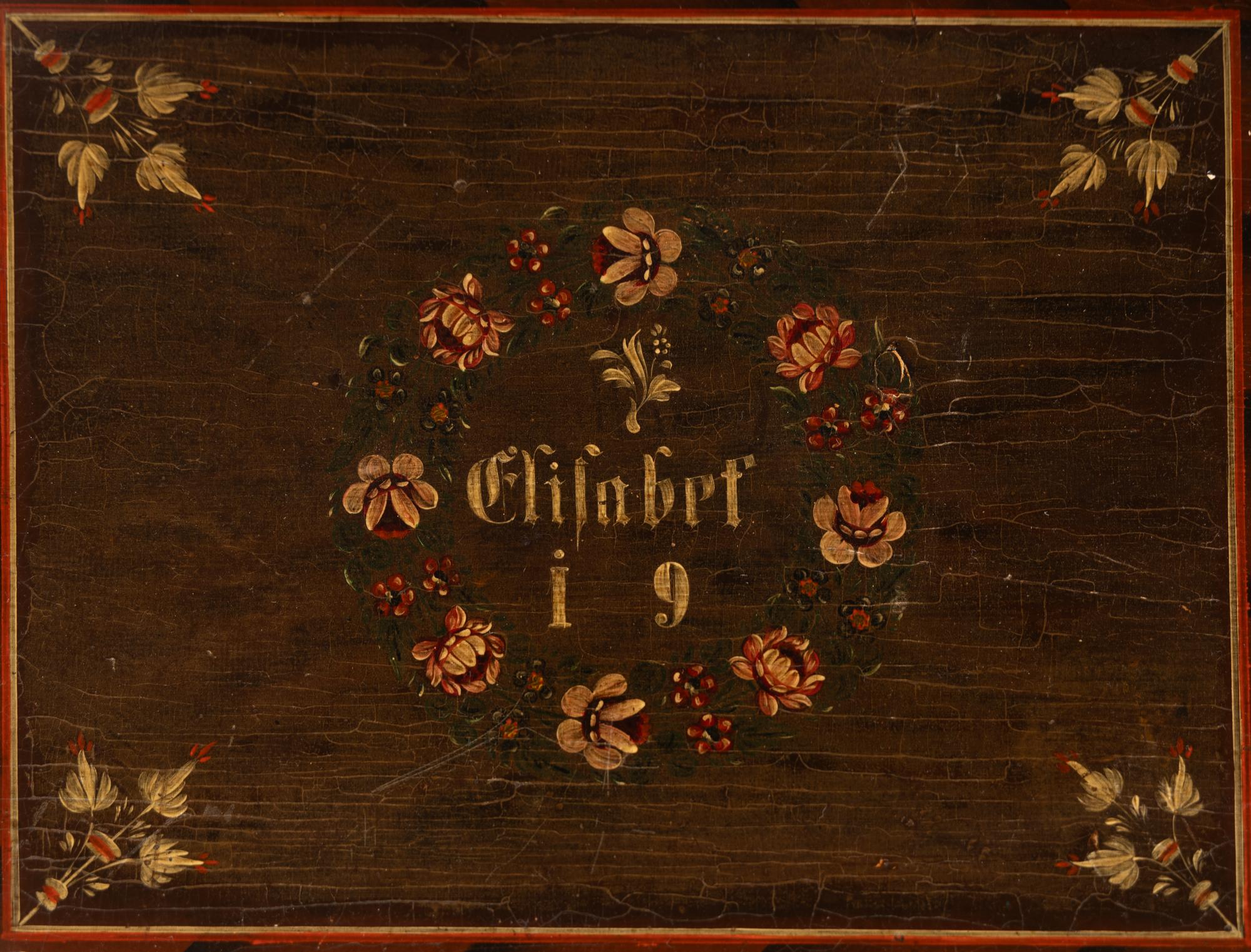 A North European Painted Chest of Drawers