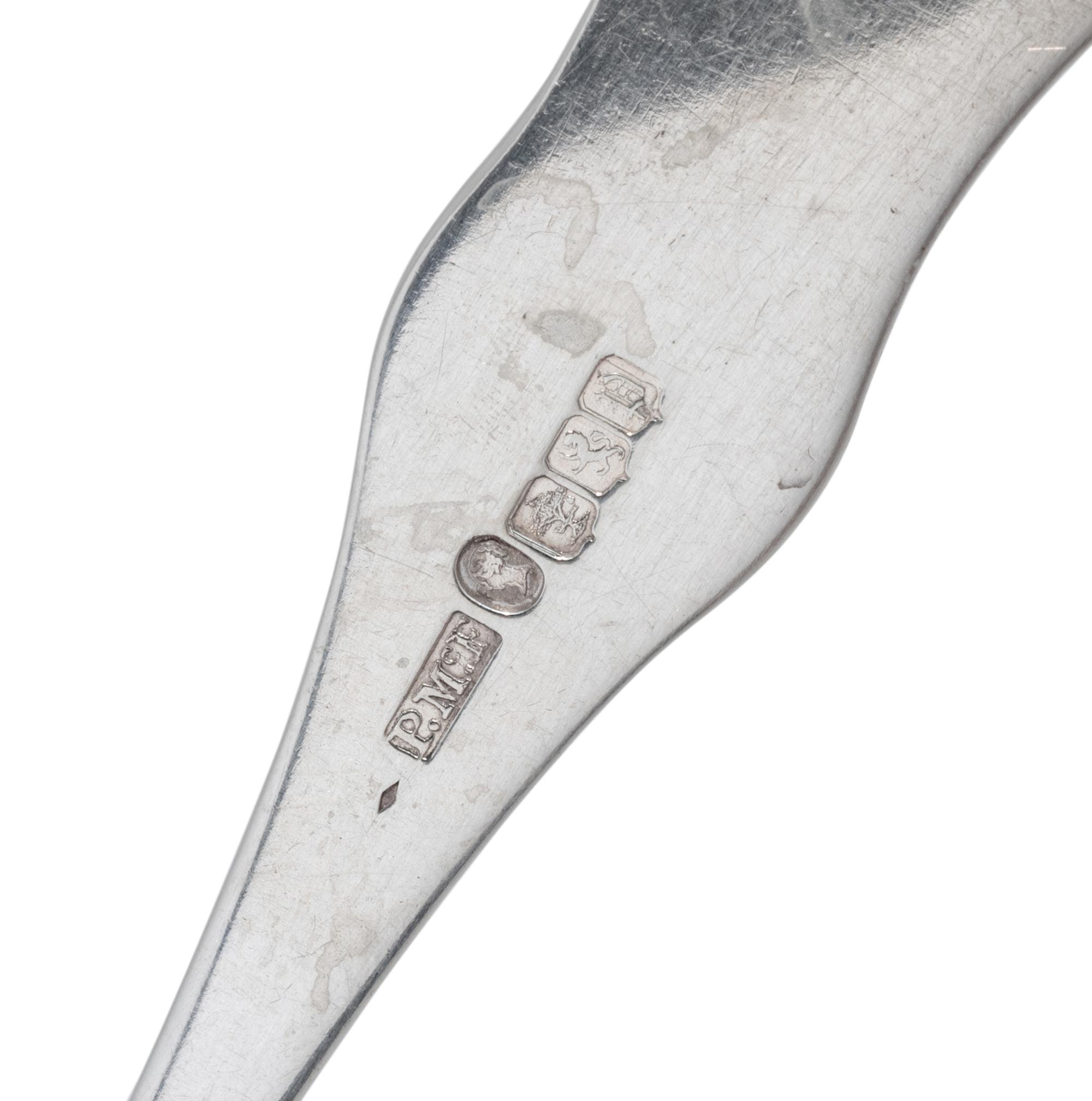 A Scottish Victorian Silver King's Pattern Flatware Service