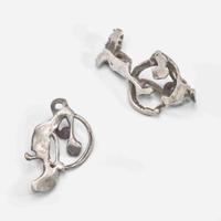 Donald Wright (American, 1930-2012) Two Silver Pendant Necklaces, USA, circa 1960s