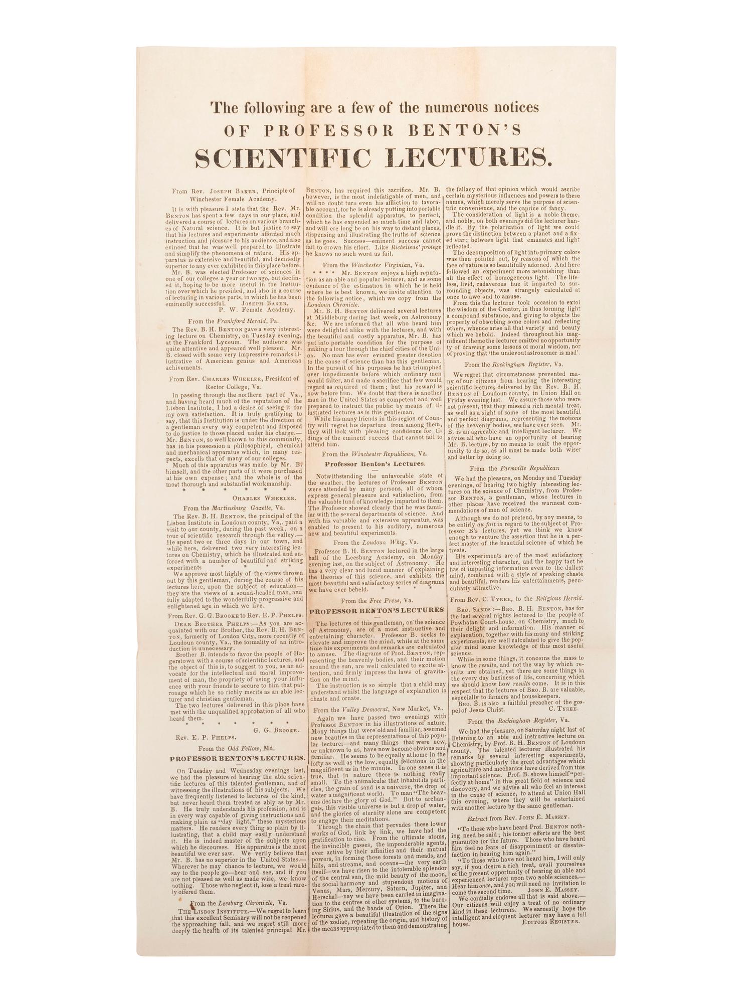[CIVIL WAR]. LUKE, John Whelan (1815-1896). Archive of letters and documents related to a prominent Virginia statesman.