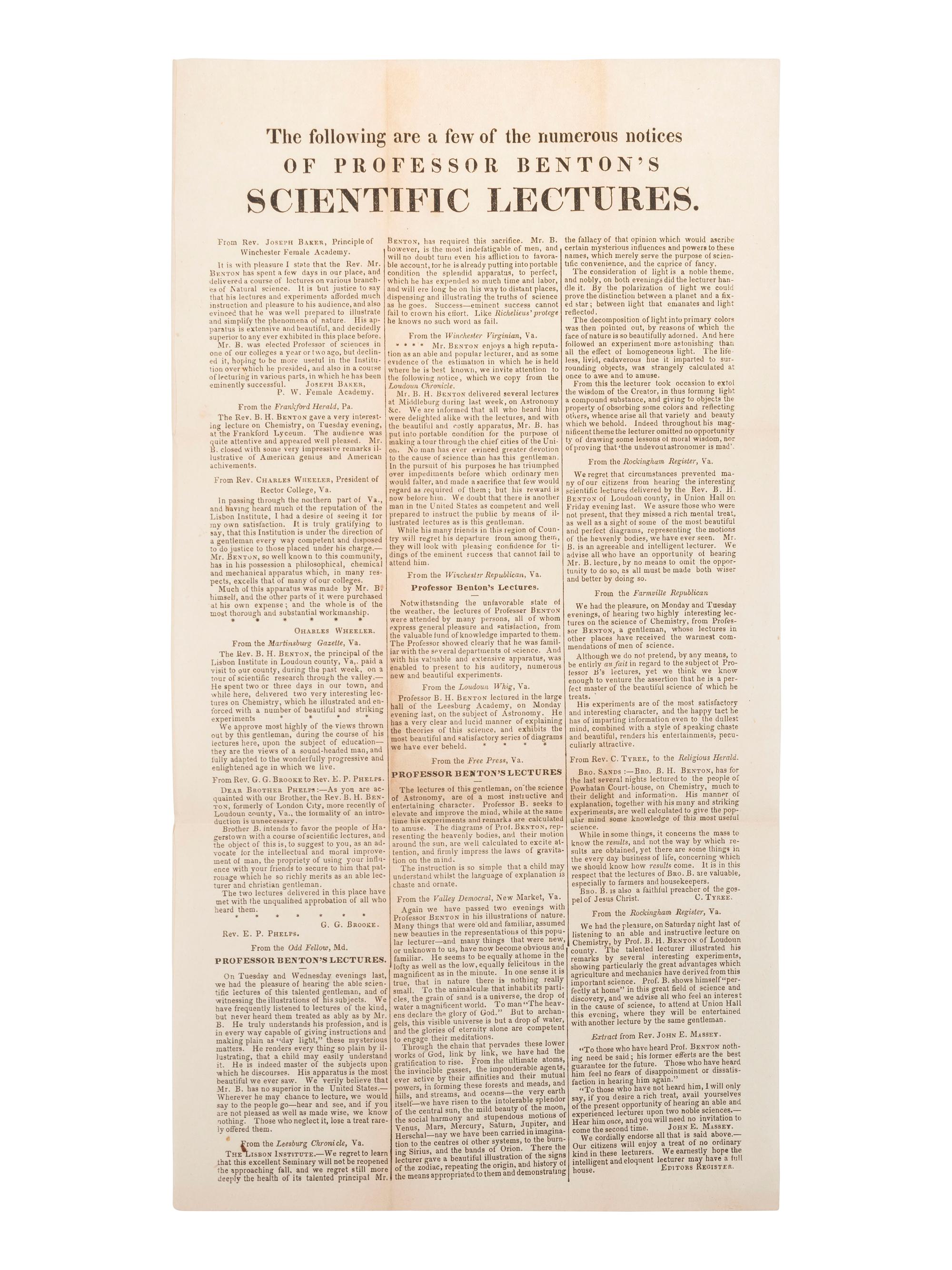 [CIVIL WAR]. LUKE, John Whelan (1815-1896). Archive of letters and documents related to a prominent Virginia statesman.