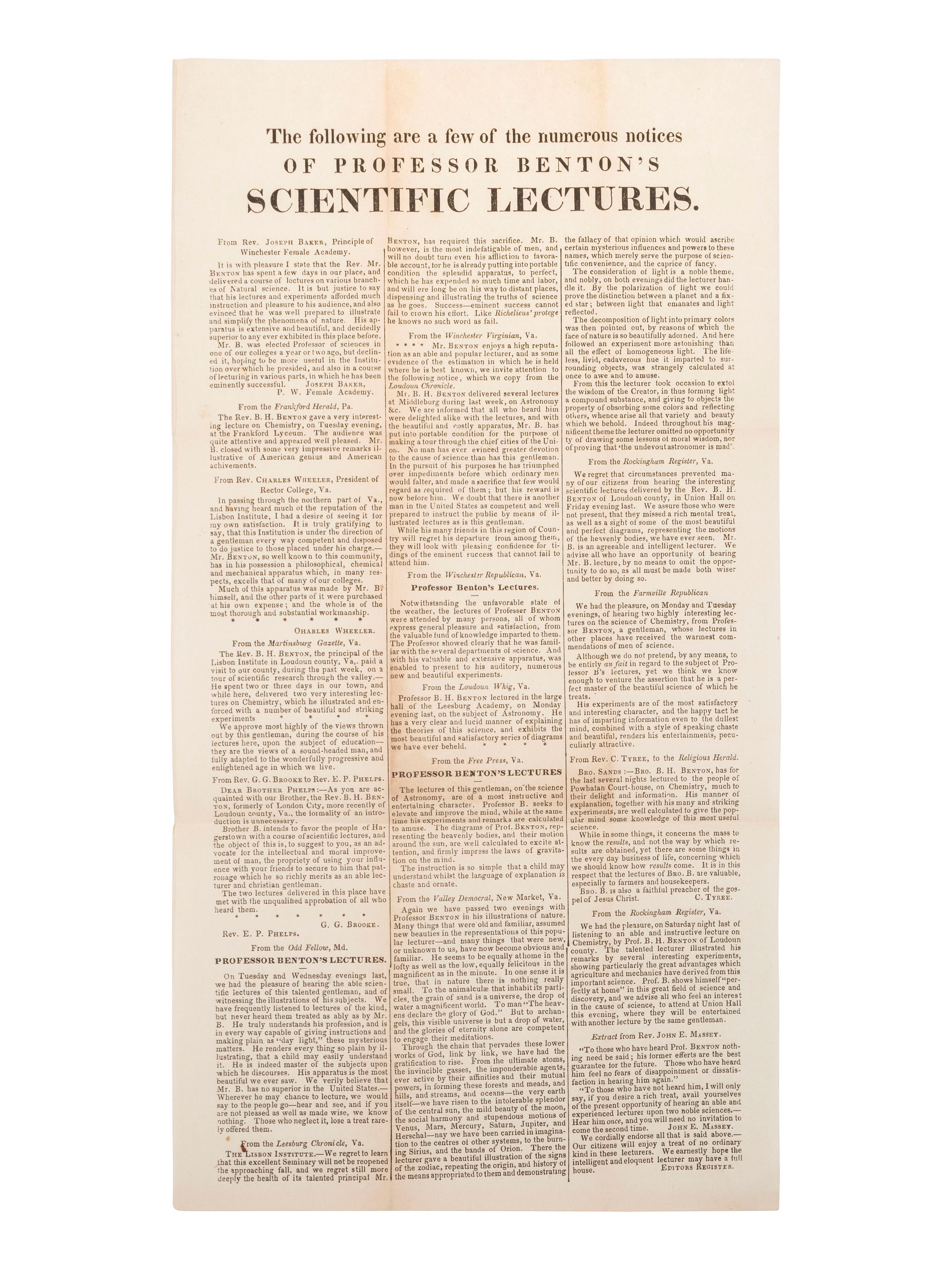 [CIVIL WAR]. LUKE, John Whelan (1815-1896). Archive of letters and documents related to a prominent Virginia statesman.
